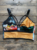 Recycled Gaia Scrap Patchwork Sustainable Ethical Bralette (Longline and nursing options available)