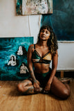 Recycled Gaia Scrap Patchwork Sustainable Ethical Bralette (Longline and nursing options available)